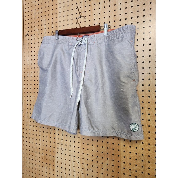 Caribbean Joe Size XXL 2XL Swim Shorts Hawaiian Trunks Board Shorts pockets - Picture 2 of 8